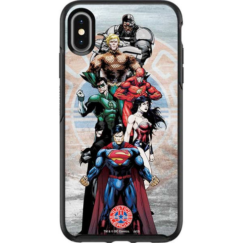 Justice League Heroes Stance 2 Otterbox Symmetry iPhone Skin