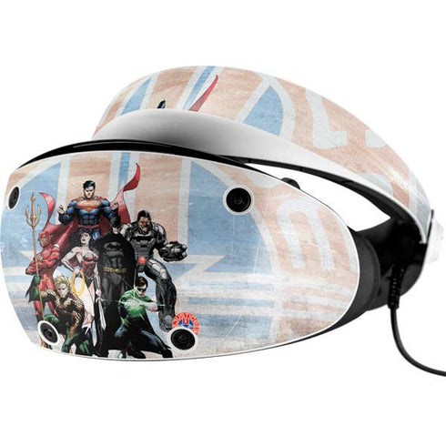 Justice League Heroes Stance 2 PlayStation VR2 Skin