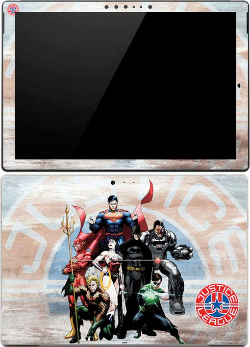 Justice League Heroes Stance 2 Surface Pro 4 Skin