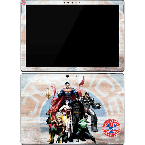 Justice League Heroes Stance 2 Surface Pro 7 Skin