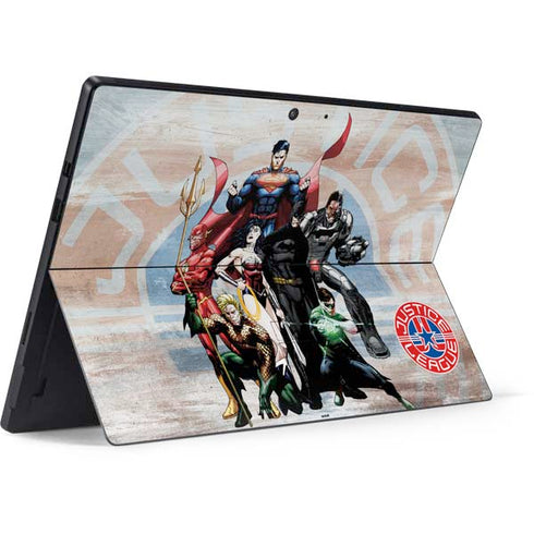 Justice League Heroes Stance 2 Surface Pro 7 Skin