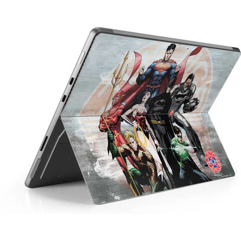 Justice League Heroes Stance 2 Surface Pro 8 Skin