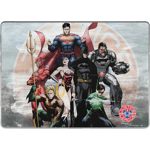 Justice League Heroes Stance 2 Surface Pro 9 Skin