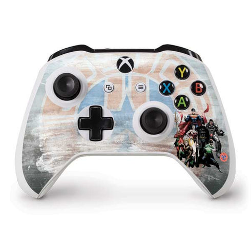 Justice League Heroes Stance 2 Xbox One S Controller Skin