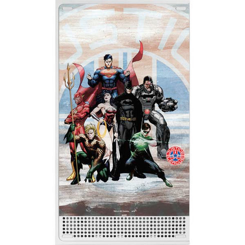 Justice League Heroes Stance 2 Xbox Series S Console Skin