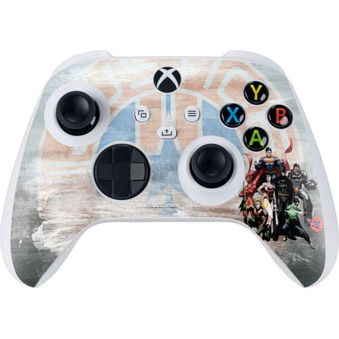 Justice League Heroes Stance 2 Xbox Series S Controller Skin