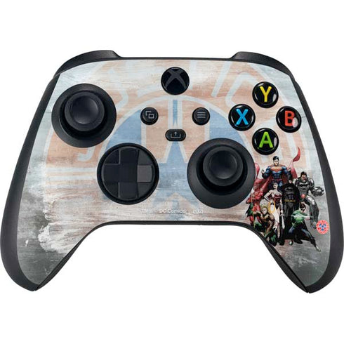 Justice League Heroes Stance 2 Xbox Series X Controller Skin