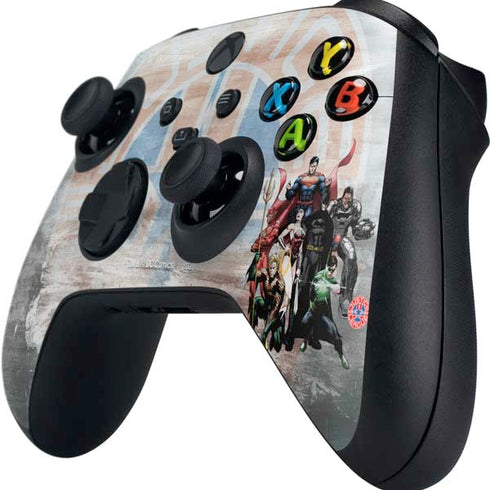 Justice League Heroes Stance 2 Xbox Series X Controller Skin