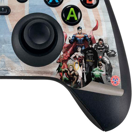 Justice League Heroes Stance 2 Xbox Series X Controller Skin