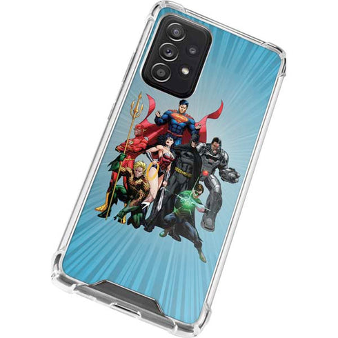 Justice League Heroes Stance 1 Galaxy A52 5G Clear Case