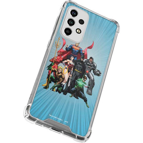 Justice League Heroes Stance 1 Galaxy A53 5G Clear Case