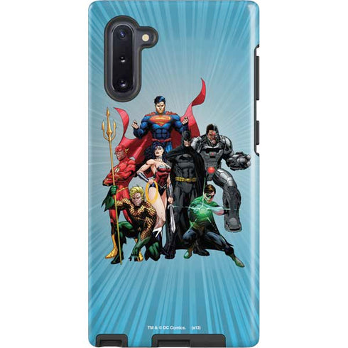 Justice League Heroes Stance 1 Galaxy Note 10 Pro Case