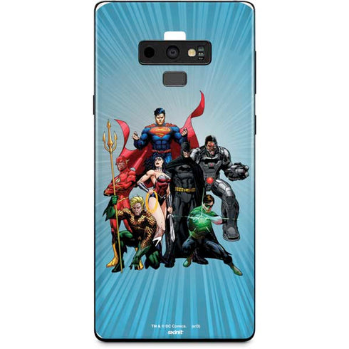 Justice League Heroes Stance 1 Galaxy Note 9 Skin