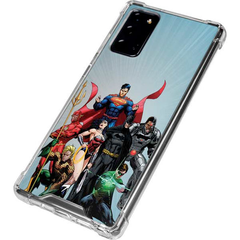 Justice League Heroes Stance 1 Galaxy Note20 5G Clear Case
