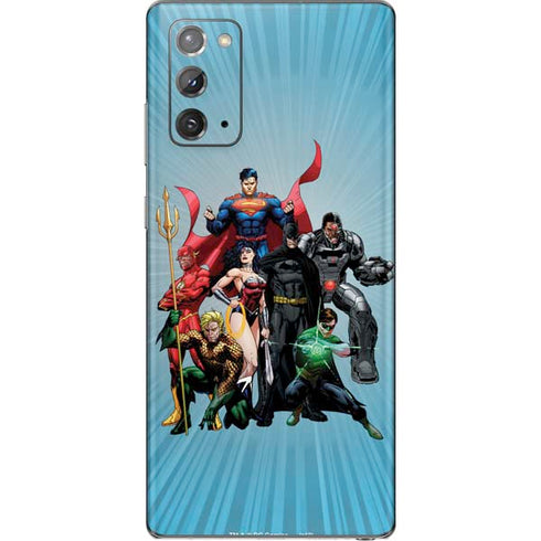 Justice League Heroes Stance 1 Galaxy Note20 5G Skin
