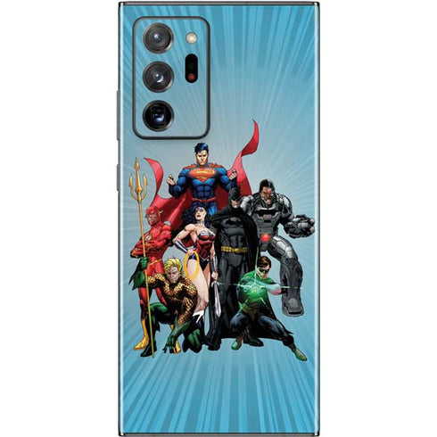 Justice League Heroes Stance 1 Galaxy Note20 Ultra 5G Skin