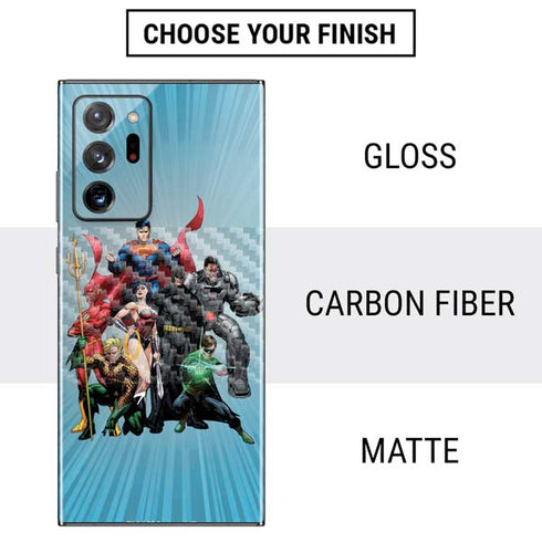 Justice League Heroes Stance 1 Galaxy Note20 Ultra 5G Skin