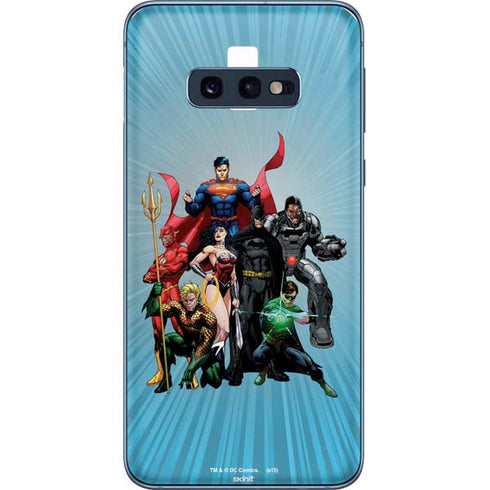 Justice League Heroes Stance 1 Galaxy S10e Skin