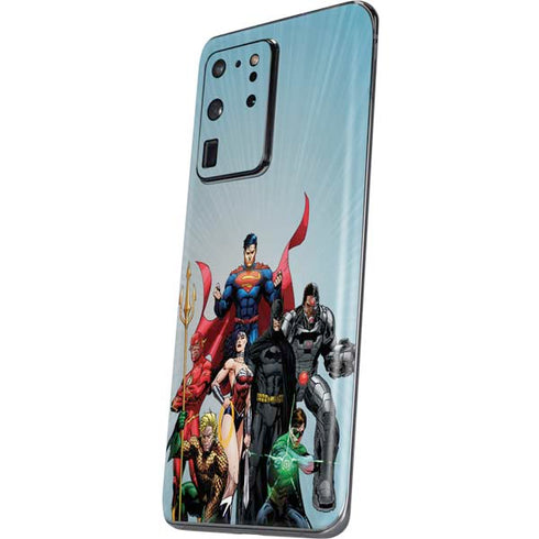 Justice League Heroes Stance 1 Galaxy S20 Ultra 5G Skin