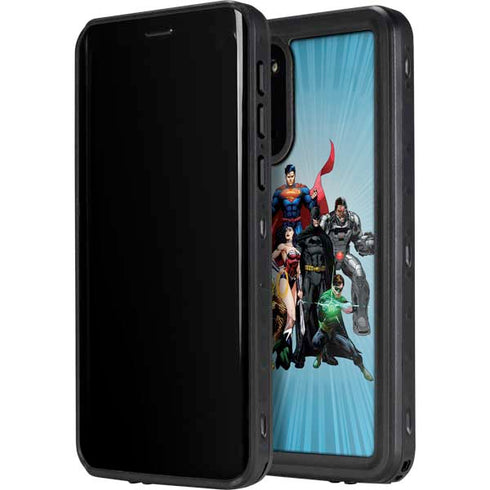 Justice League Heroes Stance 1 Galaxy S20 Waterproof Case