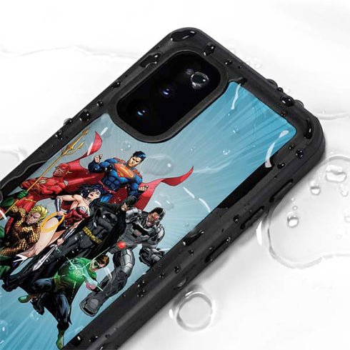 Justice League Heroes Stance 1 Galaxy S20 Waterproof Case