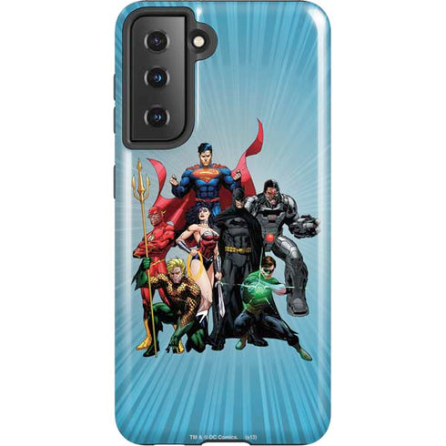 Justice League Heroes Stance 1 Galaxy S21 5G Pro Case