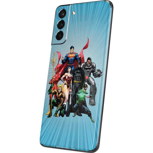 Justice League Heroes Stance 1 Galaxy S21 5G Skin