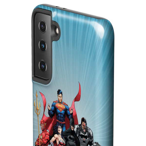 Justice League Heroes Stance 1 Galaxy S21 FE Pro Case