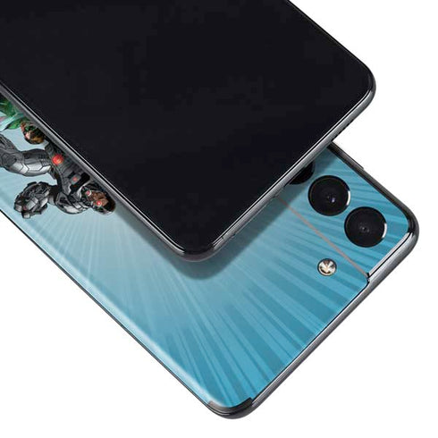 Justice League Heroes Stance 1 Galaxy S21 Plus 5G Skin