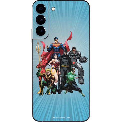 Justice League Heroes Stance 1 Galaxy S22 Plus Skin