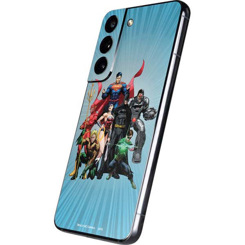 Justice League Heroes Stance 1 Galaxy S22 Skin