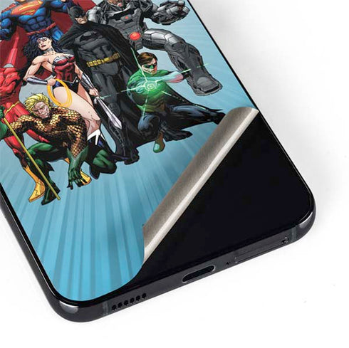 Justice League Heroes Stance 1 Galaxy S22 Skin