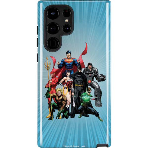 Justice League Heroes Stance 1 Galaxy S22 Ultra Pro Case