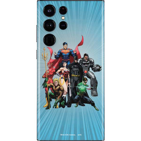 Justice League Heroes Stance 1 Galaxy S22 Ultra Skin