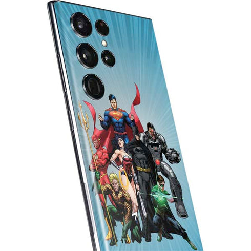 Justice League Heroes Stance 1 Galaxy S22 Ultra Skin