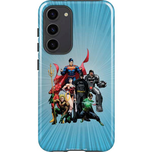 Justice League Heroes Stance 1 Galaxy S23 Plus Pro Case