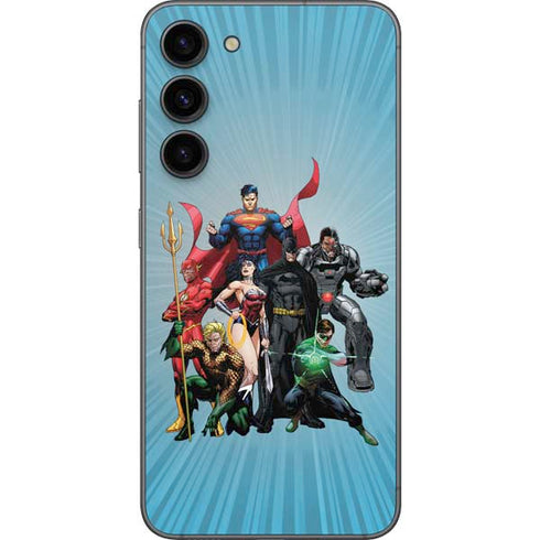 Justice League Heroes Stance 1 Galaxy S23 Plus Skin