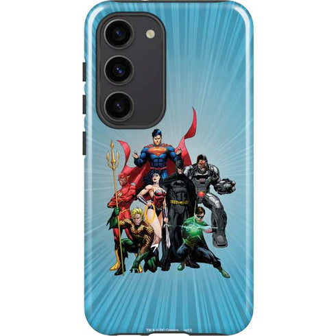 Justice League Heroes Stance 1 Galaxy S23 Pro Case