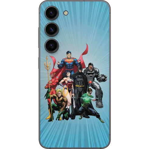 Justice League Heroes Stance 1 Galaxy S23 Skin