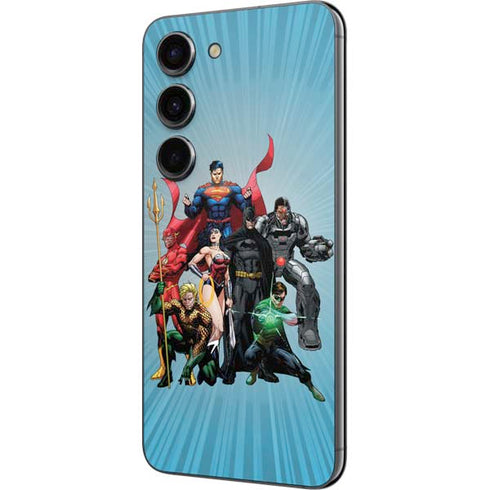 Justice League Heroes Stance 1 Galaxy S23 Skin