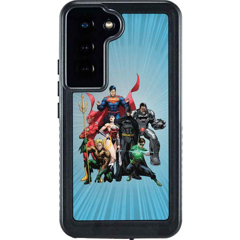 Justice League Heroes Stance 1 Galaxy S23 Waterproof Case