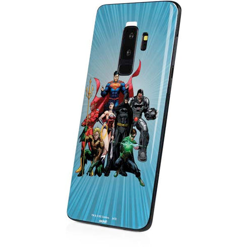 Justice League Heroes Stance 1 Galaxy S9 Plus Skin