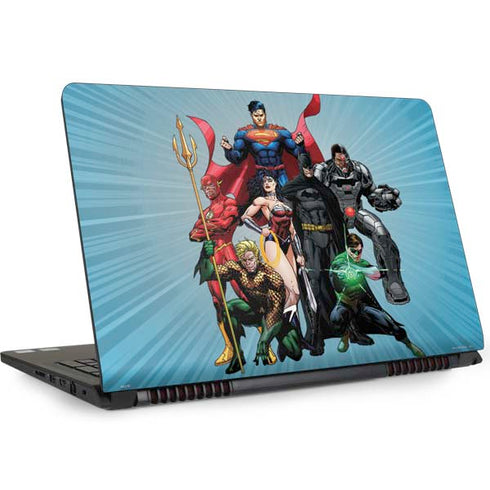 Justice League Heroes Stance 1 Dell Inspiron Skin