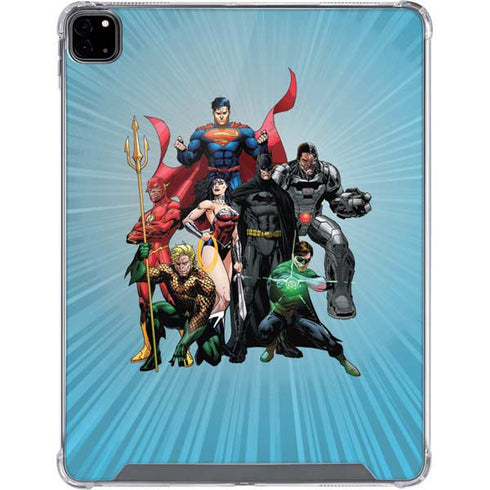 Justice League Heroes Stance 1 iPad Pro 12.9in (2020) Clear Case