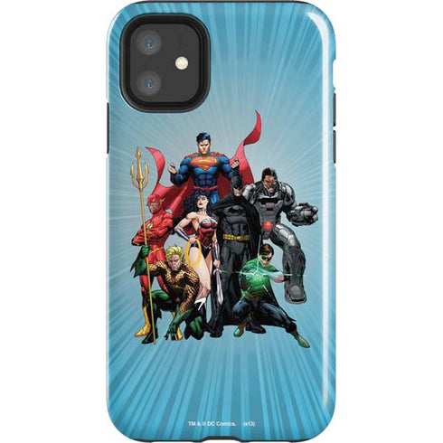 Justice League Heroes Stance 1 iPhone 11 Impact Case