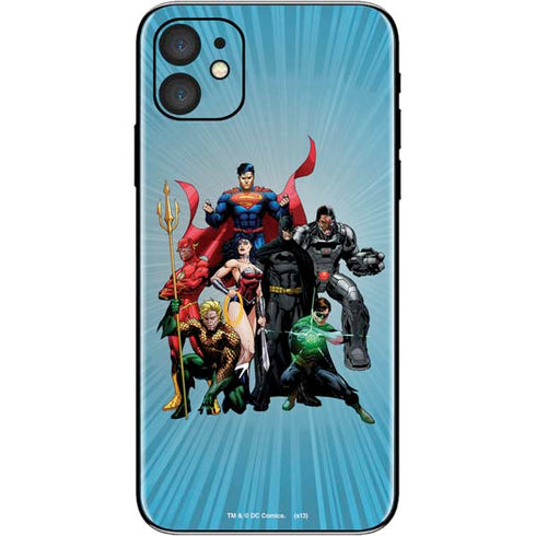 Justice League Heroes Stance 1 iPhone 11 Skin