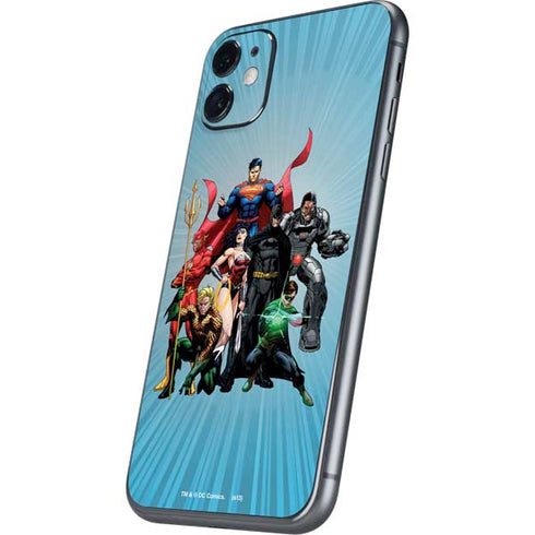 Justice League Heroes Stance 1 iPhone 11 Skin