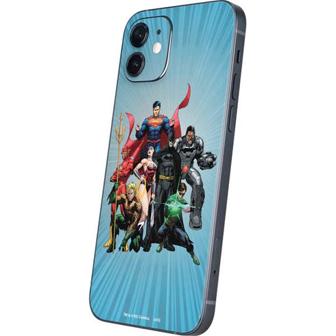 Justice League Heroes Stance 1 iPhone 12 Mini Skin