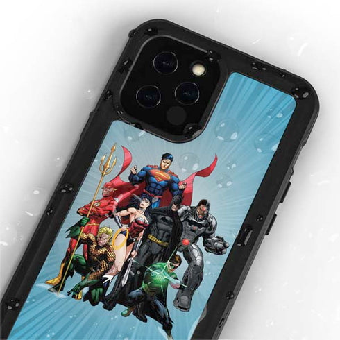 Justice League Heroes Stance 1 iPhone 12 Pro Waterproof Case