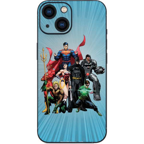 Justice League Heroes Stance 1 iPhone 13 Mini Skin